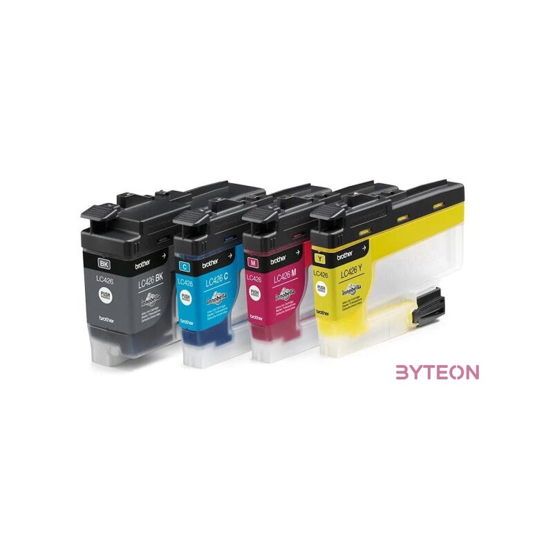 BROTHER LC426VAL Ink Cartridge Black Cyan Magenta Yellow Multipack for MFC-J4340DW MFC-J4540DW MFC-J4540DWXL 1500pages in color
