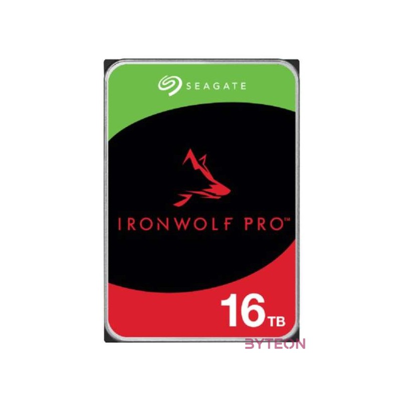 SEAGATE Ironwolf PRO Enterprise NAS HDD 16TB 7200rpm 6Gb,s SATA 256MB cache 8.9cm 3.5inch 24x7 for NAS RAID Rackmount systems BL