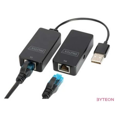 DIGITUS USB 2.0 Extender For use with Cat5,5e,6 cable up to 50m