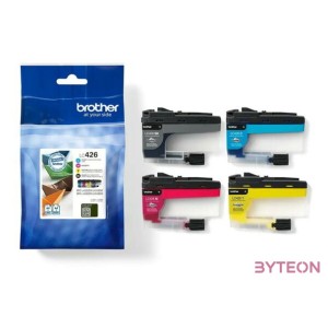 BROTHER LC426VAL Ink Cartridge Black Cyan Magenta Yellow Multipack for MFC-J4340DW MFC-J4540DW MFC-J4540DWXL 1500pages in color