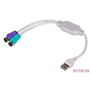 AKYGA AK-AD-15 Adapter USB-F , 2x PS,2-M