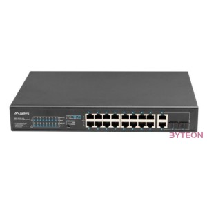 LANBERG RSFE-16P-2C-150 Switch 16x 100Mb PoE,2x Combo Gigabit 150W unmanaged
