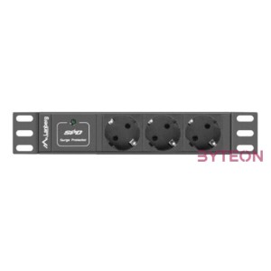 LANBERG PDU-03F-0200-IEC-BK PDU 10 1U 10A, 3x 230v Schucko 2m Black