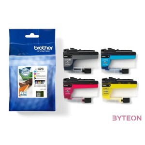 BROTHER LC426VAL Ink Cartridge Black Cyan Magenta Yellow Multipack for MFC-J4340DW MFC-J4540DW MFC-J4540DWXL 1500pages in color