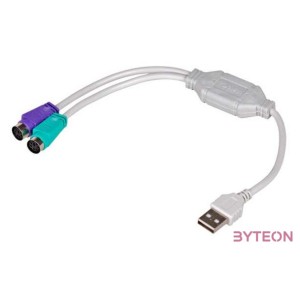 AKYGA AK-AD-15 Adapter USB-F , 2x PS,2-M