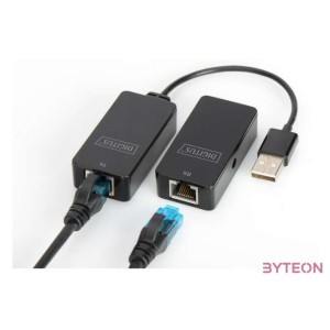DIGITUS USB 2.0 Extender For use with Cat5,5e,6 cable up to 50m