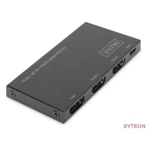DIGITUS DS-45322 Ultra Slim HDMI Splitter 1x2 4K,60Hz HDR HDCP 2.2 18Gbps Micro USB powered