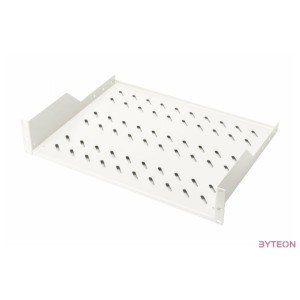 DIGITUS Tray 19inch for wallmount RAL7035 gray 483x350x85mm inlc.Mounting material max 25Kg
