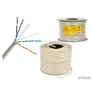 GEMBIRD UPC-6004SE-SOL UTP solid unshielded gray cable CCA cat 6 305m gray