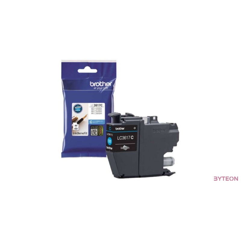 Brother LC3617C - Ciánkék, nagy kapacitású