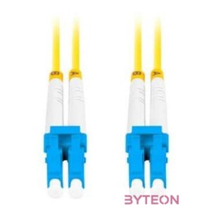 LANBERG fiber optic patchcord SM LC,UPC-LC,UPC duplex 3m LSZH g657a1 3.0mm yellow