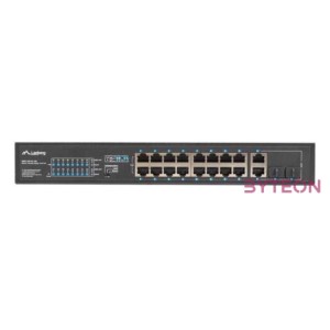 LANBERG RSFE-16P-2C-150 Switch 16x 100Mb PoE,2x Combo Gigabit 150W unmanaged