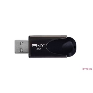 PNY Attaché 4 16GB [USB2.0] - Fekete