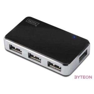 DIGITUS USB2.0 Hub 4-port 4xUSB A ,F 1xUSB B mini F incl. power supply and USB cable A,B mini