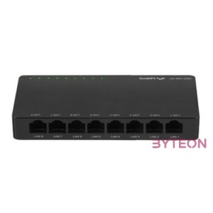LANBERG switch DSP2-1008-12V 8-port 1Gbps 12v