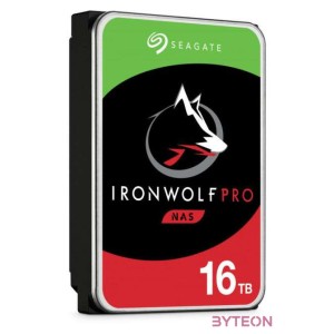 SEAGATE Ironwolf PRO Enterprise NAS HDD 16TB 7200rpm 6Gb,s SATA 256MB cache 8.9cm 3.5inch 24x7 for NAS RAID Rackmount systems BL