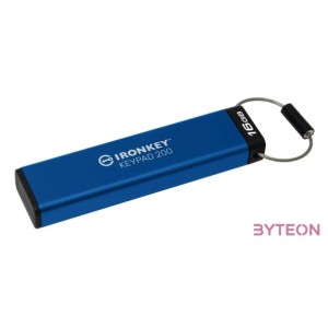 KINGSTON 16GB IronKey Keypad 200 FIPS 140-3 Lvl 3 Pending AES-256 Encrypted