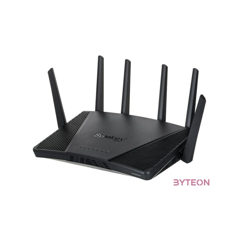 SYNOLOGY RT6600ax 1.8GHz Quad-core DDR3 1GB Tri-band Wi-Fi 6 Router 1xUSB3 5xRJ45