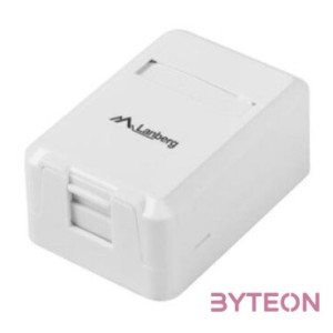 LANBERG OK1-0001-W Surface-mount box for keystone 1 port