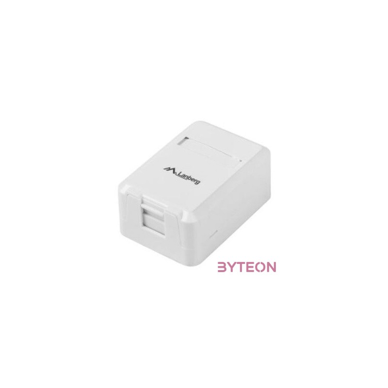 LANBERG OK1-0001-W Surface-mount box for keystone 1 port