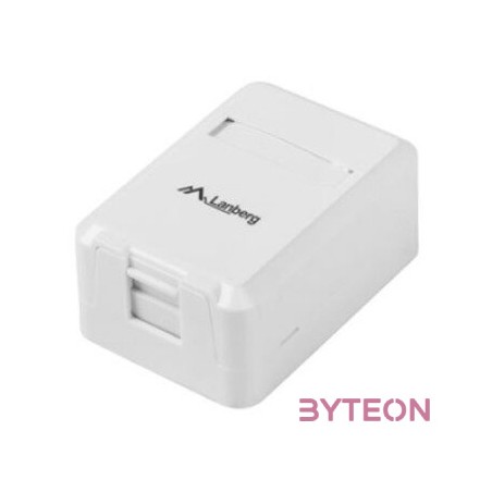 LANBERG OK1-0001-W Surface-mount box for keystone 1 port