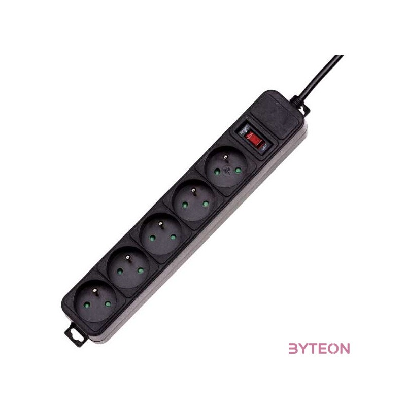 AKY AK-SP-05A Surge protector 18m 5 outlets CEE7,5 switch