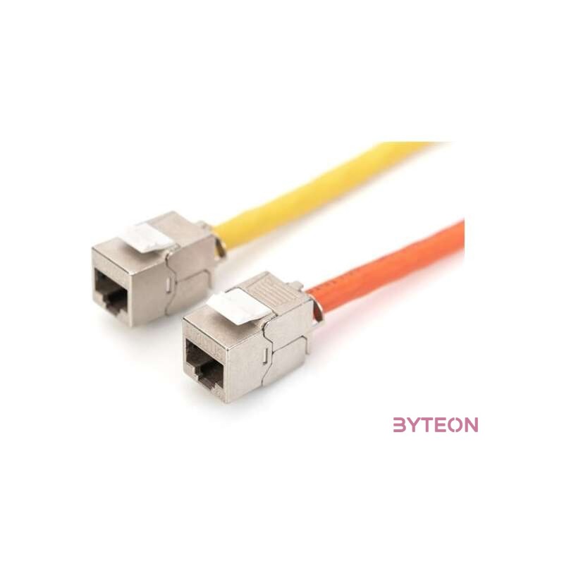 DIGITUS keystone modul Cat6A RJ45 500 MHz shielded toolfree