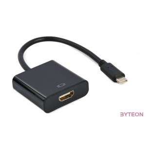 GEMBIRD USB Type-C to HDMI adapter cable 4K60Hz 15cm black