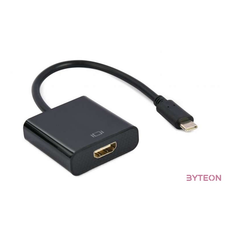 GEMBIRD USB Type-C to HDMI adapter cable 4K60Hz 15cm black