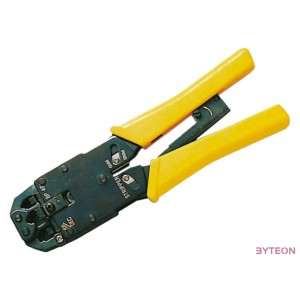 DIGITUS Multi Modular Crimping Tool full metal suitable for 4P2C 4P4C 6P4C 6P6C 8P8C incl. stripper and cutter