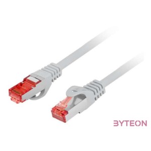 LANBERG Patchcord cat.6 FTP LSZH CU 0.5m grey Fluke passed