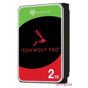 SEAGATE Ironwolf PRO Enterprise NAS HDD 2TB 7200rpm 6Gb,s SATA 256MB cache 8.9cm 3.5inch 24x7 for NAS RAID Rackmount systems BLK