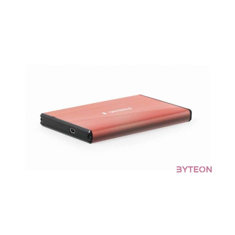 GEMBIRD EE2-U3S-3-P USB 3.0 2.5inch HDD enclosure brushed aluminum pink