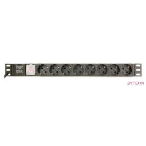 GEMBIRD Power distribution unit PDU 8 Schuko sockets 1U 16A 3m cable
