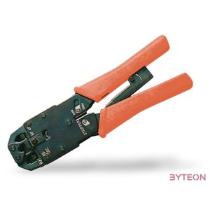 DIGITUS Multi Modular Crimping Tool full metal suitable for 4P2C 4P4C 6P4C 6P6C 8P8C incl. stripper and cutter