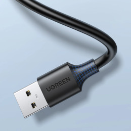 UGREEN US103 USB 2.0 hosszabbítókábel 0,5 m (fekete)