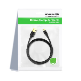 UGREEN US132 USB - mini USB kábel, 0,5m (fekete)