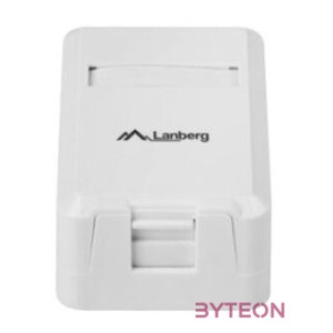 LANBERG OK1-0001-W Surface-mount box for keystone 1 port