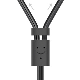 UGREEN AV102 kábel 2x RCA (Cinch) jack 3,5 mm 1,5 m (fekete)