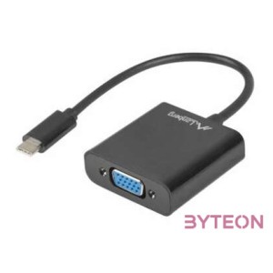 LANBERG AD-UC-VG-01 adapter USB TYPE-C M -VGA F 15cm Black