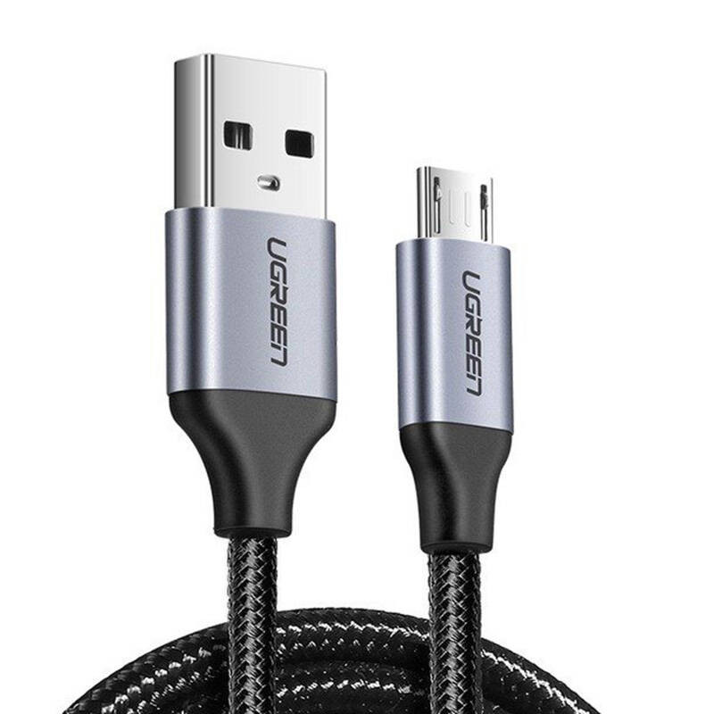 UGREEN micro USB Cable QC 3.0 2.4A 0.25m (Black)