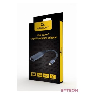 GEMBIRD A-USB3C-LAN-01 USB type-C Gigabit network adapter space grey