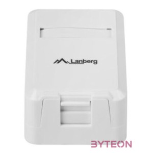 LANBERG OK1-0001-W Surface-mount box for keystone 1 port