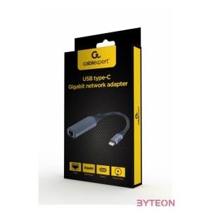 GEMBIRD A-USB3C-LAN-01 USB type-C Gigabit network adapter space grey