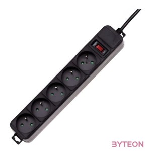AKY AK-SP-05A Surge protector 18m 5 outlets CEE7,5 switch