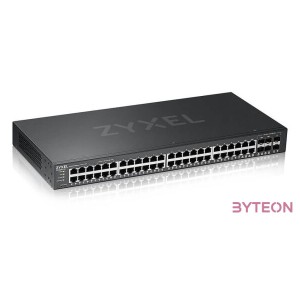 ZYXEL GS2220-50 EU region 48-port GbE L2 Switch with GbE Uplink 1 year NCC Pro pack license bundled