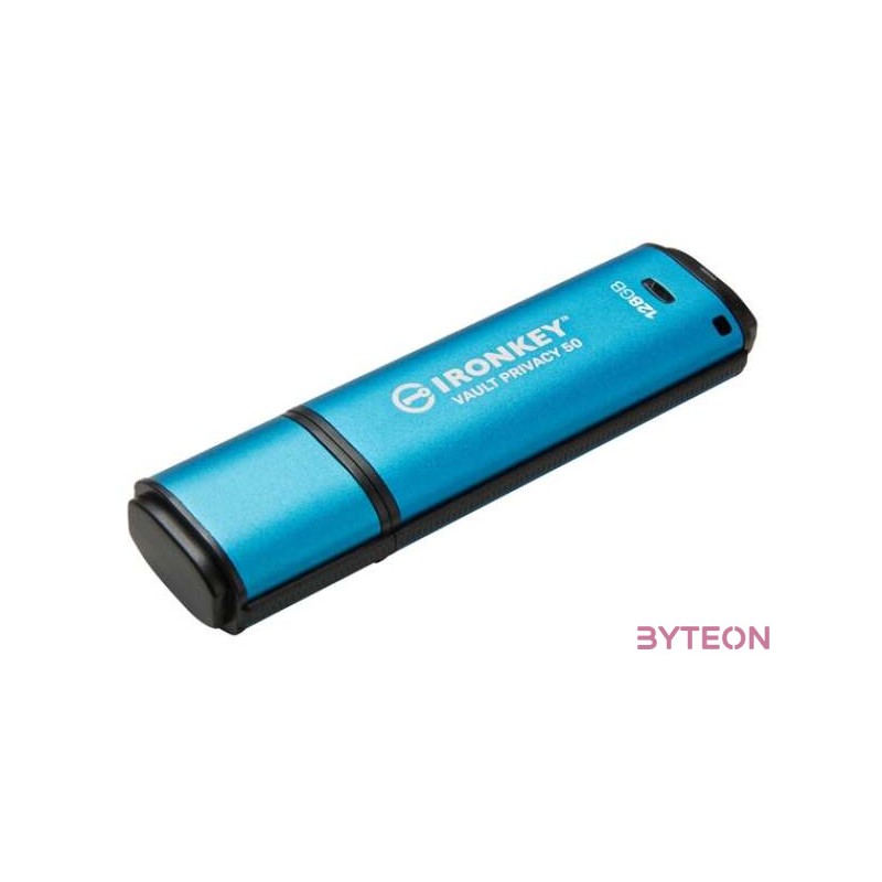 KINGSTON 128GB IronKey Vault Privacy 50 USB AES-256 Encrypted FIPS 197