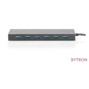 DIGITUS USB 3.0 Hub 7-port Incl. 5V , 3.5A power supply aluminum housing