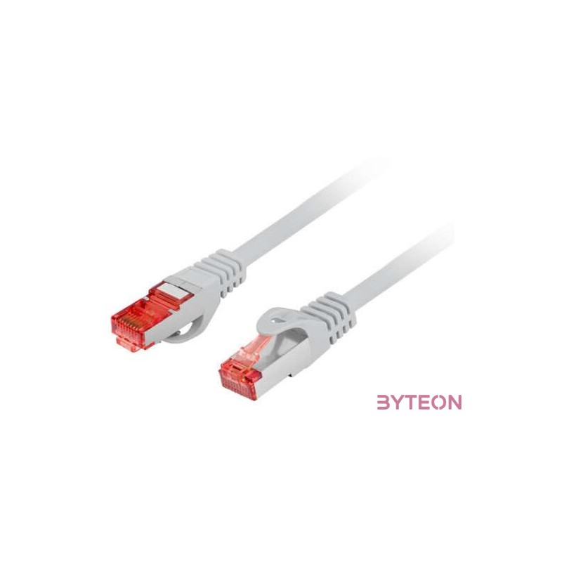 LANBERG Patchcord cat.6 FTP LSZH CU 1m grey Fluke passed