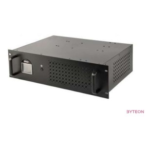 GEMBIRD UPS-RACK-1200 UPS Rack 19inch 3.4U 1200VA 2xIEC 2x Schuko 230V USB LCD